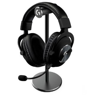 Slušalke LOGITECH Gaming G PRO X, 7.1, črne, stojalo