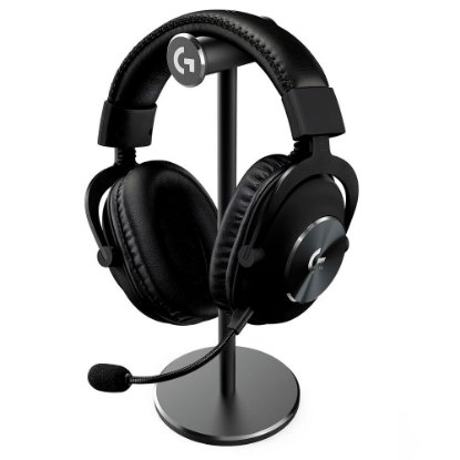Slušalke LOGITECH Gaming G PRO X, 7.1, črne, stojalo