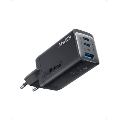 Polnilec ANKER 735 GaN III Prime, 65W, 2xUSB-C, USB-A, črni