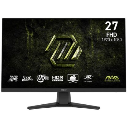 Monitor 27" MSI MAG 272F X24, IPS, WQHD, FHD, 240Hz, 1ms, 300cd/m2, FreeSync, črn