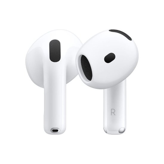 Slušalice APPLE Airpods 4, USB-C, kutijica za punjenje, in-ear, mikrofon, bijele Slušalke APPLE AirPods 4, USB-C, polnilna škatlica, ušesne, mikrofon, bele