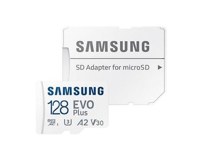 Pomnilniška kartica SAMSUNG, MicroSDXC, 128GB EVO Plus, MB-MC128SA/EU, class 10