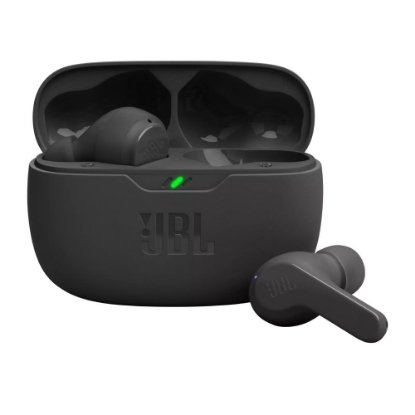 slušalke JBL Vibe Beam, brezžične, Bluetooth, in-ear, črne