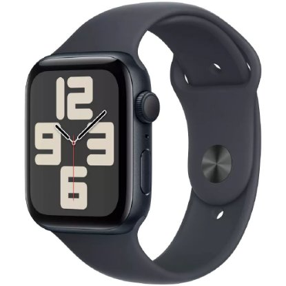 Pametna ura Apple Watch SE 2024 GPS, 44mm Midnight Aluminium Case, črna