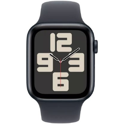 Pametna ura Apple Watch SE 2024 GPS, 44mm Midnight Aluminium Case, črna