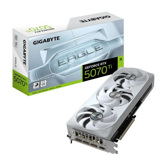 Grafična kartica GIGABYTE GeForce RTX 5070 Ti Eagle OC Ice, 16GB GDDR7
