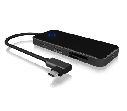Priklopna postaja ICY BOX IB-DK4025-CPD, USB-C, 2x USB 3.0, HDMI, za  prenosni računalnik