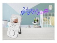 Otroški monitor LIONELO BabyLine 5.1, 2x kamera, 8 uspavank, doseg do 300m