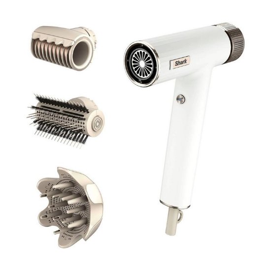 Sušilnik za lase SHARK HD334EU SpeedStyle, 1700 W, bel