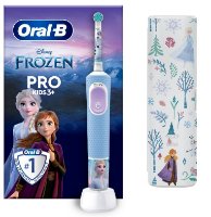 Električna zobna ščetka ORAL-B PRO Kids 3+, Frozen + potovalna torbica