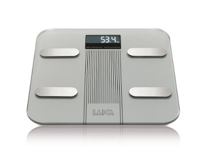 Osebna tehtnica LAICA PS7005, digitalna, 180 kg, Smart, BT, merjenje telesne sestave, srebrna
