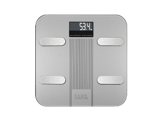 Osebna tehtnica LAICA PS7005, digitalna, 180 kg, Smart, BT, merjenje telesne sestave, srebrna