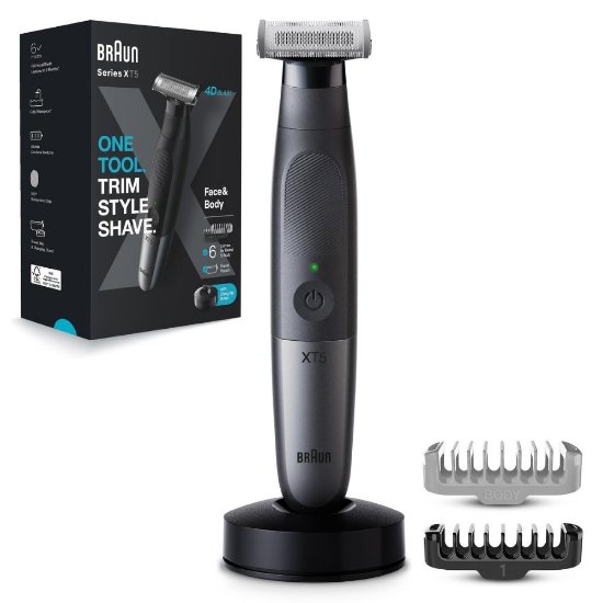 Aparat za šišanje/trimer BRAUN XT5300, za bradu i tijelo, sivi