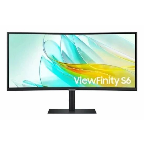 Igralni monitor 34" SAMSUNG ViewFinity S6 S65UC LS34C652UAUXEN, UWQHD, VA, 100Hz, 5ms, 350cd/m2, FreeSync, zakrivljeni, zvočniki, črn