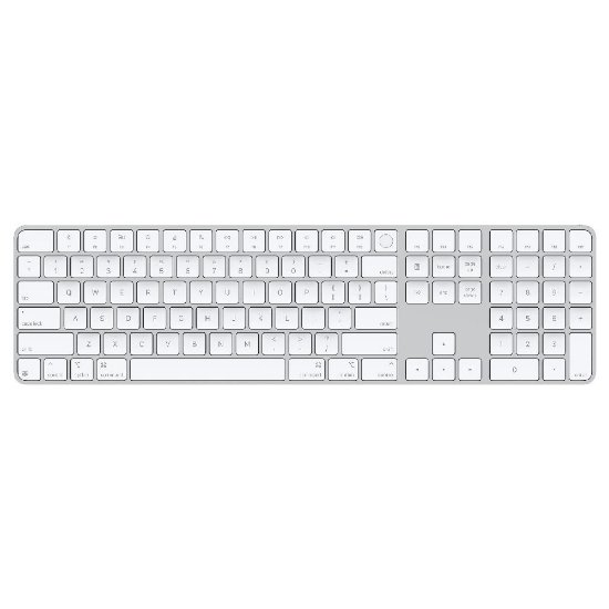 Tipkovnica Apple Magic Keyboard (2024), HR znaki, BT, bele tipke, mxk73cr/a, bela