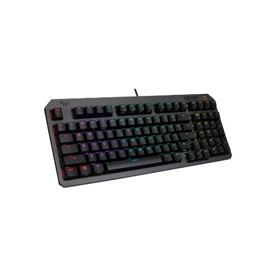 Tipkovnica ASUS TUF Gaming K3 Gen II, RGB, mehanička, optički switch, US Layout, črna, USB