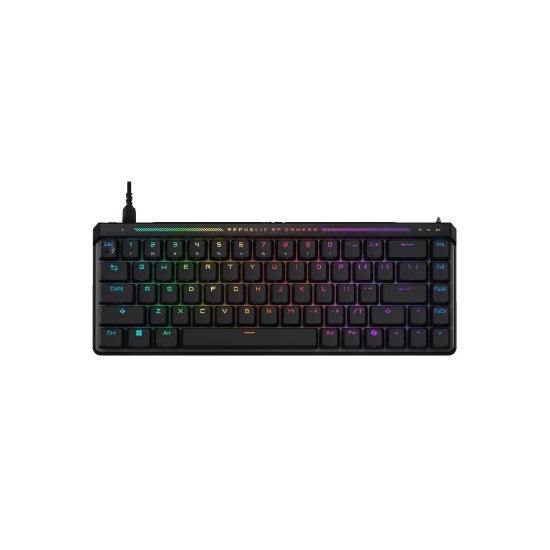 Tipkovnica ASUS ROG Falchion Ace HFX, RGB, mehanička, ROG HFX Magnetic, US Layout, črna