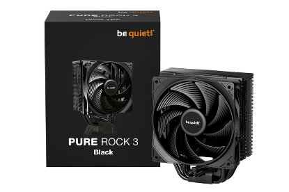 Cooler BE QUIET Pure Rock 3, za Intel i AMD, črni