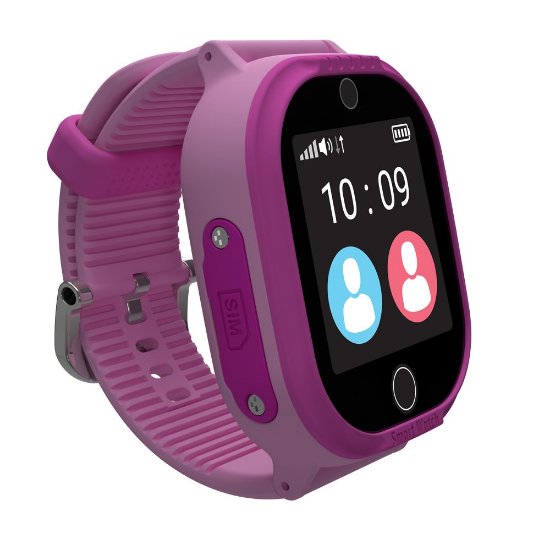 Otroška pametna ura MYKI 4 Lite, sledenje lokaciji, sprejemanje in pošiljanje klicev, pošiljanje SMS-ov, roza
