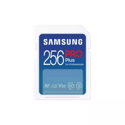 Pomnilniška kartica SAMSUNG, SDXC, 256GB PRO Plus, MB-SD256S/EU, class 10