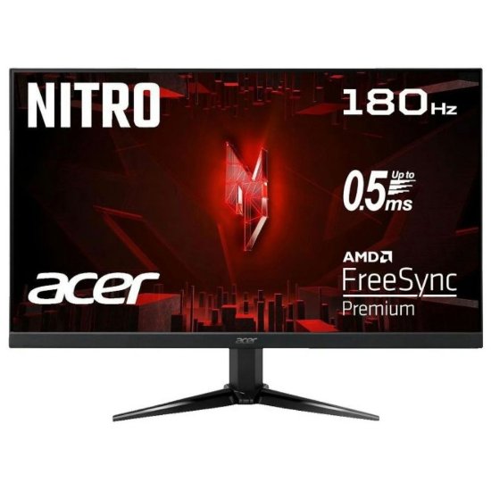 Gaming monitor 27" ACER Nitro QG271M3bmiipx UM.HQ1EE.303, FHD, IPS, 180Hz, 1ms, 250cd/m2, FreeSync, zvočnici, črni