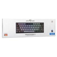 Tipkovnica WHITE SHARK GK-002722V2 Wakizashi-2, RGB, plavi switch, mehanička, UK/HR,črno-siva