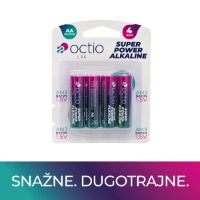 Baterije OCTIO LR6 AA, 4 kosi