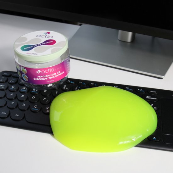 Čistilno sredstvo OCTIO S09B, gel, 230 g, za tipkovnice