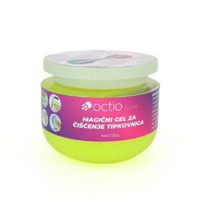 Čistilno sredstvo OCTIO S09B, gel, 230 g, za tipkovnice