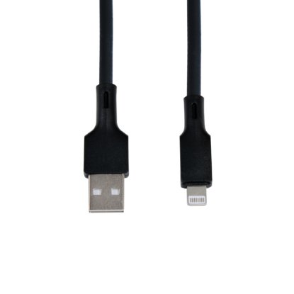 Kabel OCTIO USB-A (M) na Lightning (M), črni, 1m