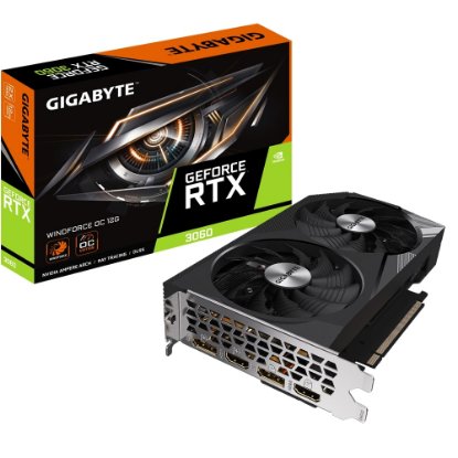 Grafična kartica GIGABYTE GeForce RTX 3060 Windforce OC, 12GB GDDR6