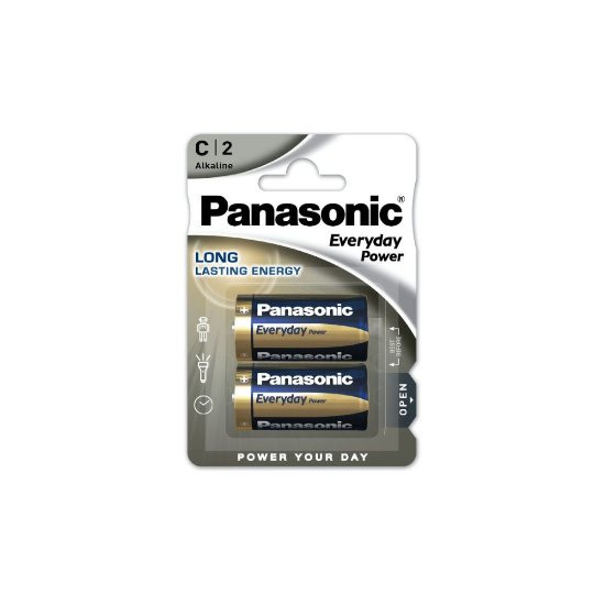 Baterija PANASONIC, LR14EPS/2BP, 2 baterije, C