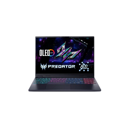 Laptop ACER Predator Helios 16S AI OLED NH.QX7EX.00E / Core Ultra 9 275HX, 32GB, 1TB SSD, nVidia GeForce RTX 5070 Ti, 16" WQXGA 240Hz OLED, Windows 11, crni