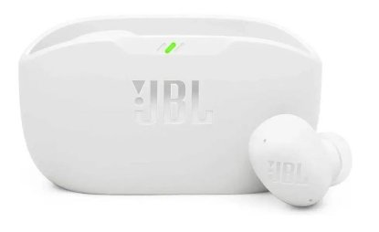slušalke JBL Wave Buds 2, brezžične, Bluetooth, in-ear, bele