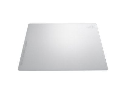 Podloga za miško ASUS ROG Moonstone Ace L, steklena, bela