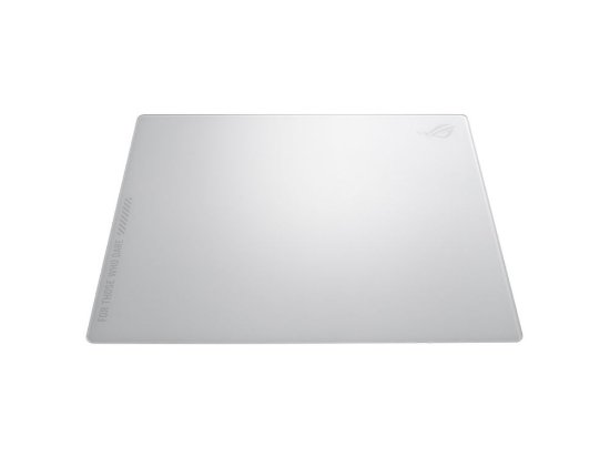 Podloga za miško ASUS ROG Moonstone Ace L, steklena, bela