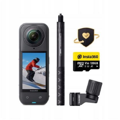 Sportska digitalna kamera INSTA360 X5, 8K, crna, Ski Bundle