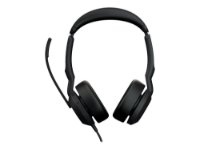 slušalke JABRA Evolve2 50 MS, on-ear, Stereo, USB-A, črne