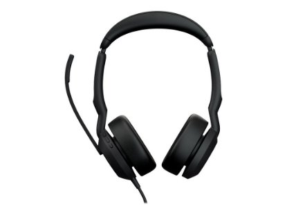 slušalke JABRA Evolve2 50 MS, on-ear, Stereo, USB-A, črne
