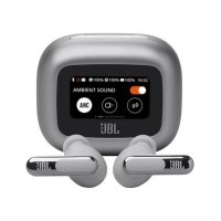 Slušalke JBL Live Beam 3, brezžične, Bluetooth, ANC, in-ear, srebrne