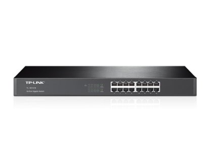 Preklopnik TP-LINK TL-SG1016, 10/100/1000 Mbps, 16-portni, kovinsko ohišje, rack