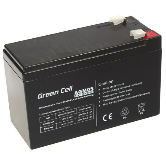 Baterija za UPS GREEN CELL AGM05, 12V/7.2Ah