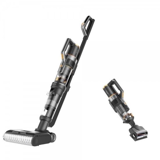 sesalnik JIMMY HW10 PRO, 350W, palčni, bežični, suho i mokro čišćenje, črni