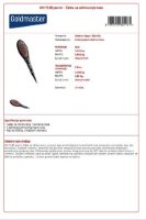 Krtača za lase GOLDMASTER GM-7168 Jasmin, 180 C, črna