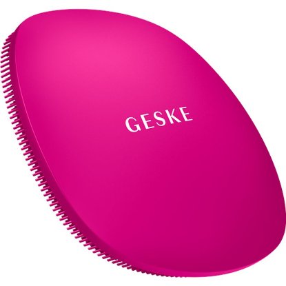 Krtača za obraz GESKE Facial Brush, 4v1, magenta