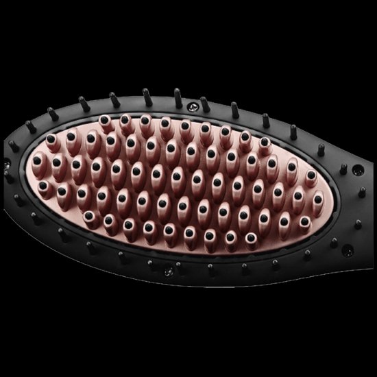 Krtača za lase GOLDMASTER GM-7168 Jasmin, 180 C, črna