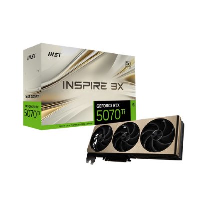 Grafična kartica MSI GeForce RTX 5070 Ti 16G Inspire 3X OC, 16GB GDDR7