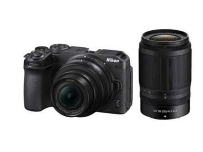 Digitalni fotoaparat NIKON Z30 + 16-50VR + 50-250 VR, 20,9 Mp, DX CMOS senzor, 4K Ultra HD, črn