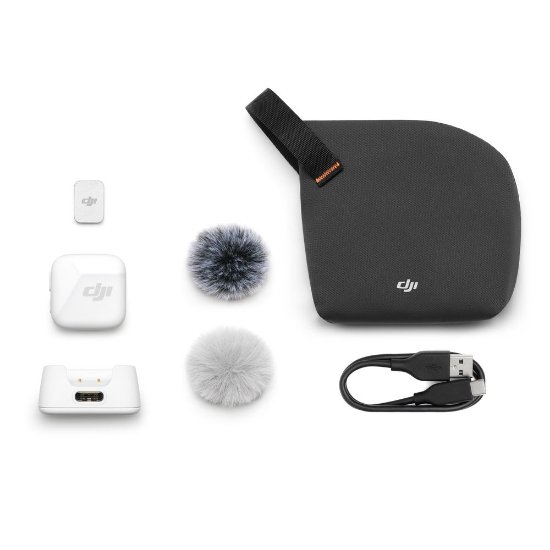 Mikrofon DJI Mic Mini oddajnik (1 TX), brezžični, bel