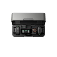 DJI Mic 3 mikrofon (2 oddajnika + 1 sprejemnik + polnilna torbica), brezžični, črni